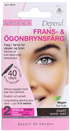 Buy Depend Cosmetic of Sweden & Eyebrow BLACK Color Online