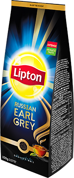 Coffret thé noir Russian Earl Grey (Lipton, 150g)