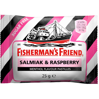 Buy Fisherman's Friend Lozenges Salmiak & Raspberry Sugar Free