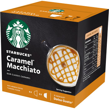 Buy Starbucks by Dolce Gusto Caramel Macchiato Coffee Capsules From Sweden  Online - Made in Scandinavian