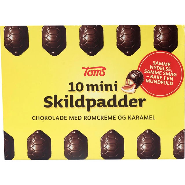 Toms Chocolate Turtles Mini with Rum Cream Caramel Online - Made in Scandinavian